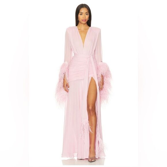 NEW Bronx and Banco Geisha Maxi Dress in Pink - Picture 1 of 15